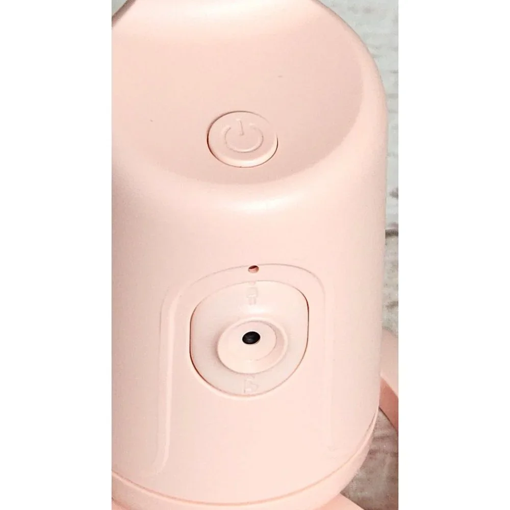 Magic Snapshot: 360° Auto Face Tracking Selfie Tripod - ABS Pink, No App Needed